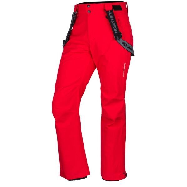 Northfinder Northfinder BRIAR Spodnie narciarskie męskie, czerwony, rozmiar XL