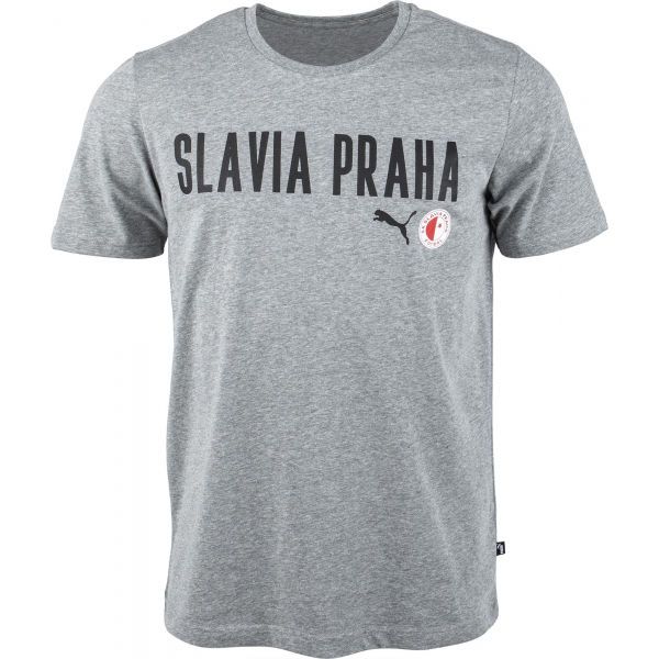 Puma Puma Slavia Prague Graphic Tee DBLU Koszulka męska, szary, rozmiar XXL