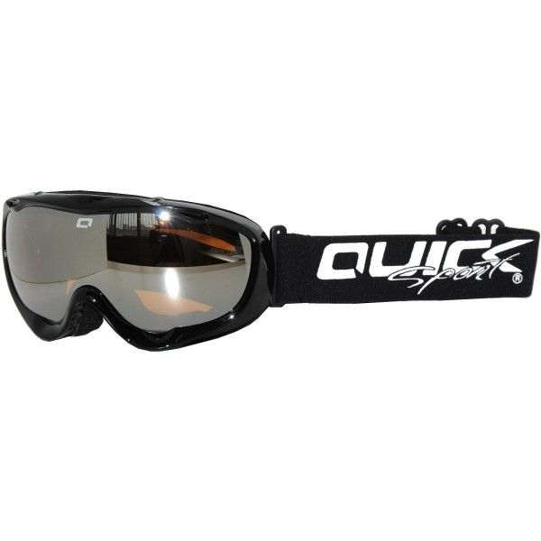 Quick Quick ASG-166 Gogle narciarskie, czarny, rozmiar os