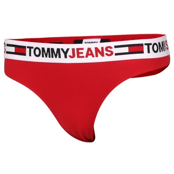 Tommy Hilfiger Tommy Hilfiger TOMMY JEANS ID-THONG Stringi damskie, czerwony, rozmiar XS
