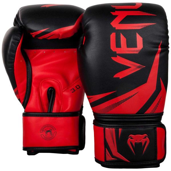 Venum Venum CHALLENGER 3.0 BOXING GLOVES Rękawice bokserskie, czerwony, rozmiar 14