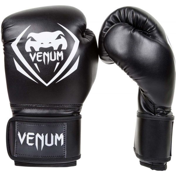Venum Venum CONTENDER BOXING GLOVES Rękawice bokserskie, czarny, rozmiar 10